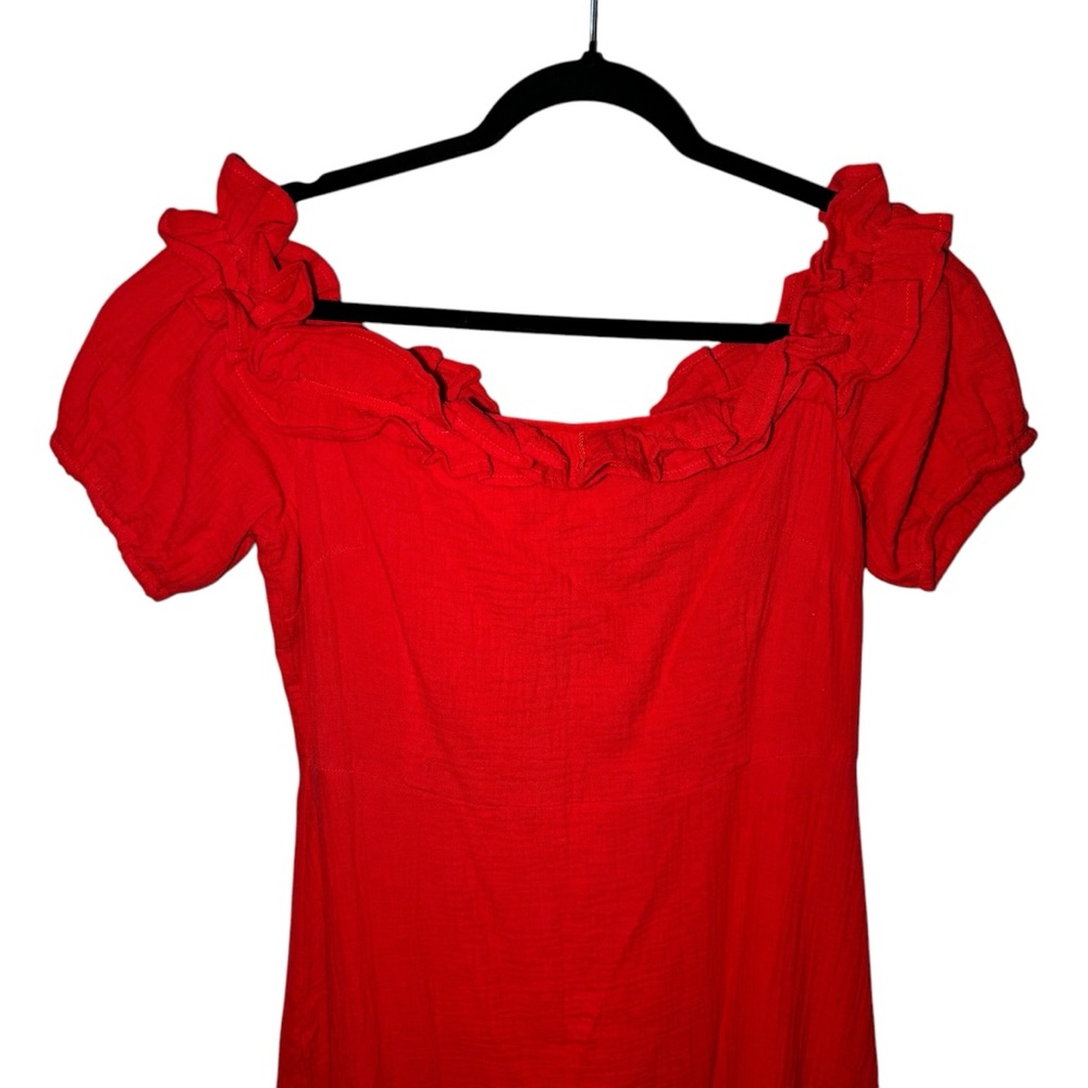 Sugarlips - Barcelona Red Midi‎ Dress - Picture 2 of 8